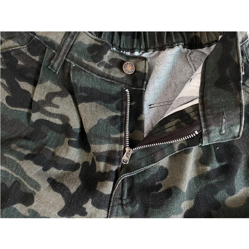 Womens Large Pocket n Camouflage Loose s Summer Street Cargo Shorts Young Girl Casual Bottom Female Calflength Pants 250616