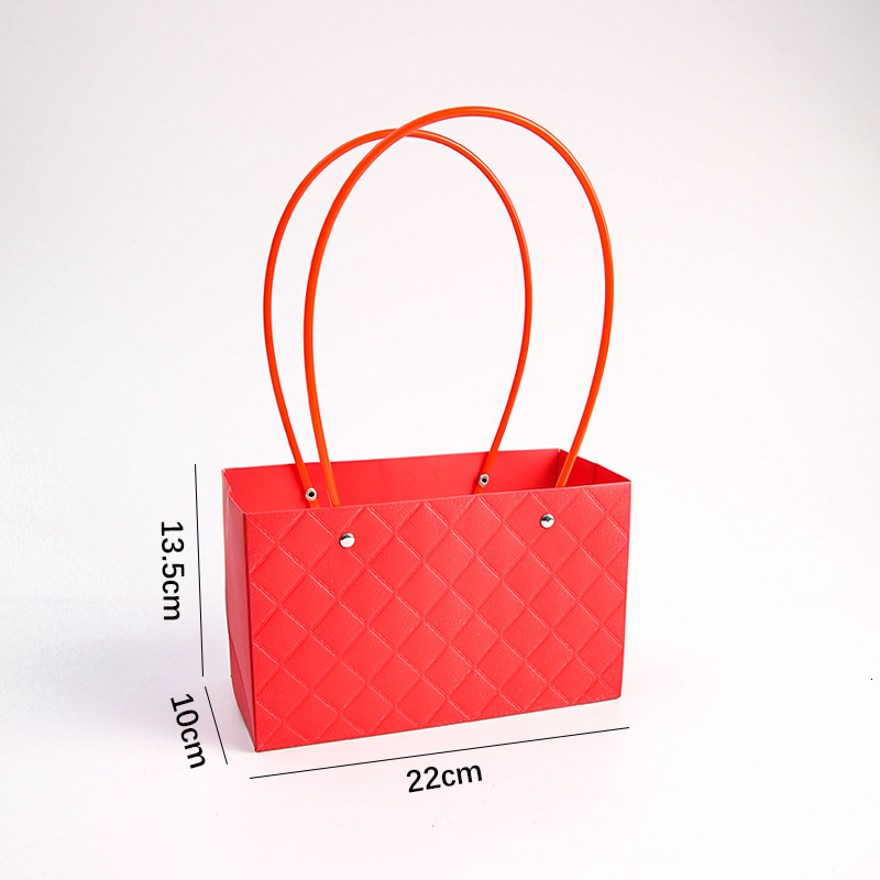 Embossed multi color macaron rectangular handbag flower trend arrangement trend box bouquet handbag designer bag women s handbag