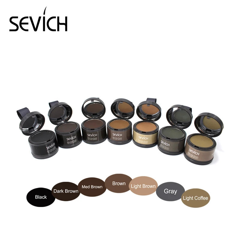 Sevich Hairline Repair Filling Powder With Puff Sevich Fluffy Thin Powder Pang Line Shadow Powder Forehead Hair Makeup Concealer 250625