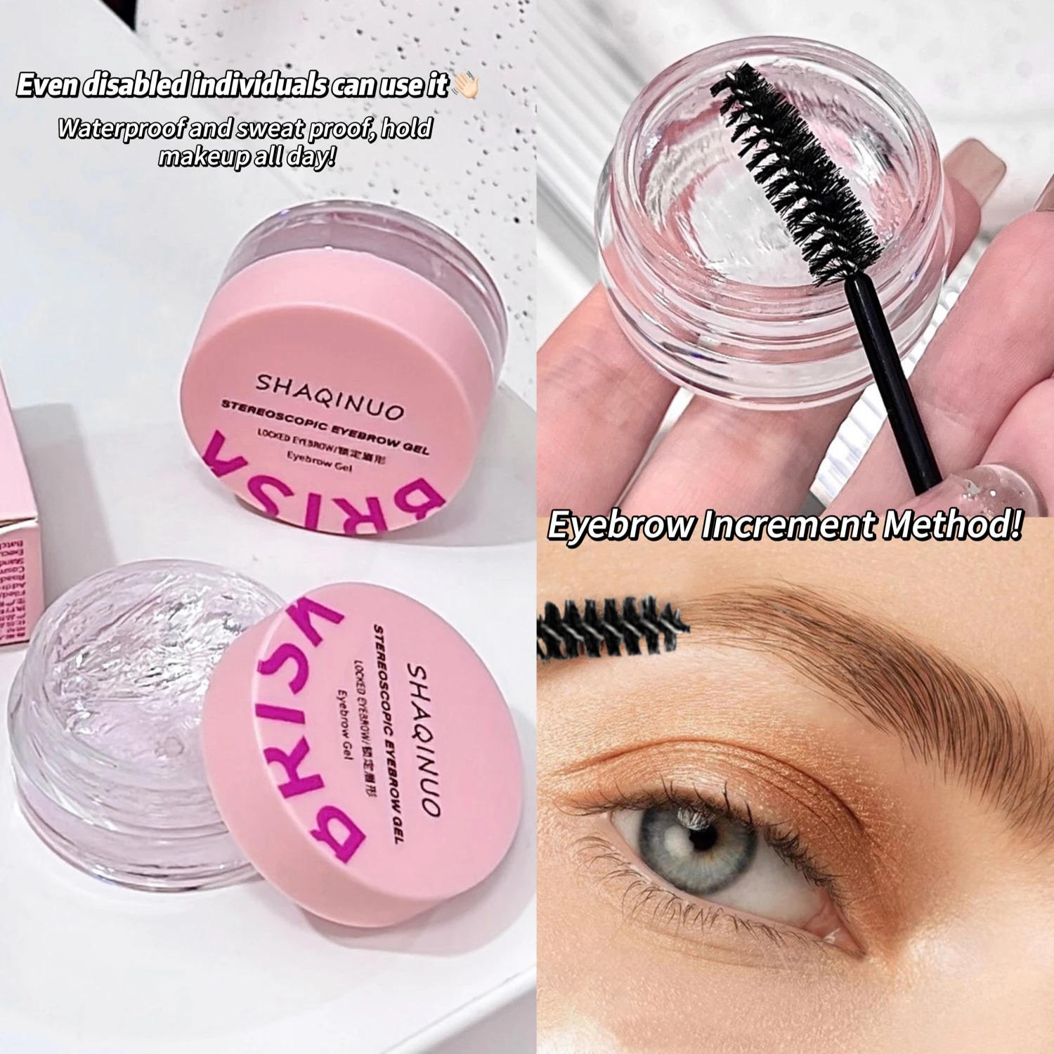 Three-dimensional Eyebrow Shaping Soap Eyebrow Gel Texture Creates Natural Eyebrows Styling 250625