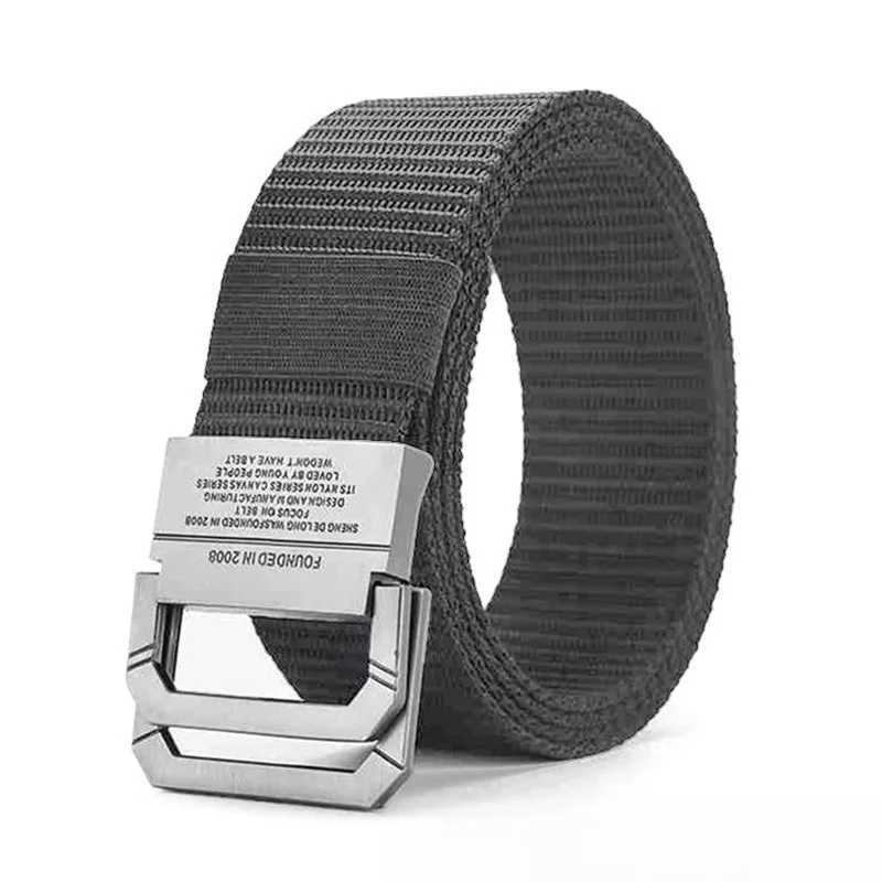Fashion Simple Design Jeans Belt for Men Military Sports Strap Nylon Webbing Fabric Daily Canvas Casual Waist Belt W250625