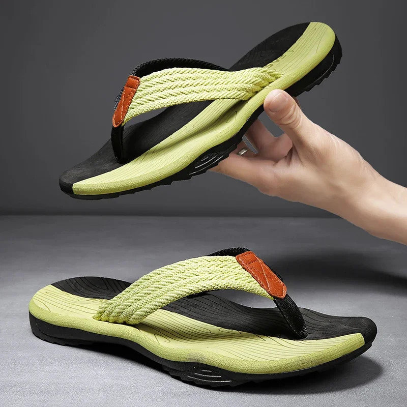 Men Slippers Summer Flip Flops Fashion Outdoor Comfortable Casual Slides Shoes Nonslip Beach Sandals 6 Colors 250624