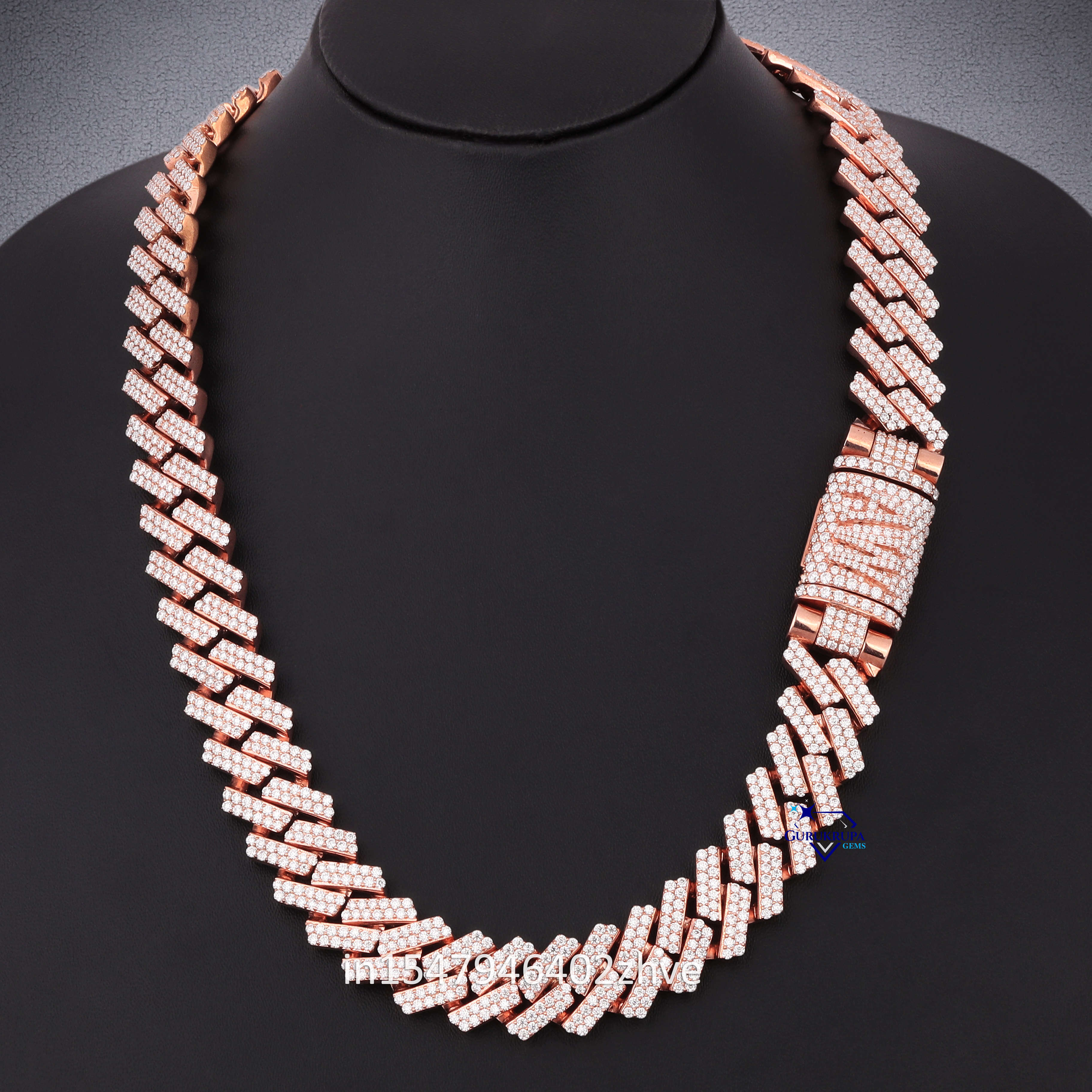 Custom Iced Out Personal Design VVS Moissanite Diamond Bling Sparkle Name Letter 925 Sterling Silver Necklace Chain for Men