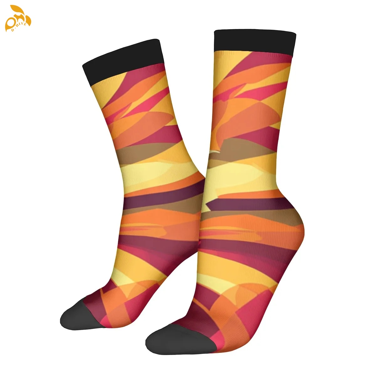 free shipping of customized breathable Contrasting color socks in the United States with exquisite patterns