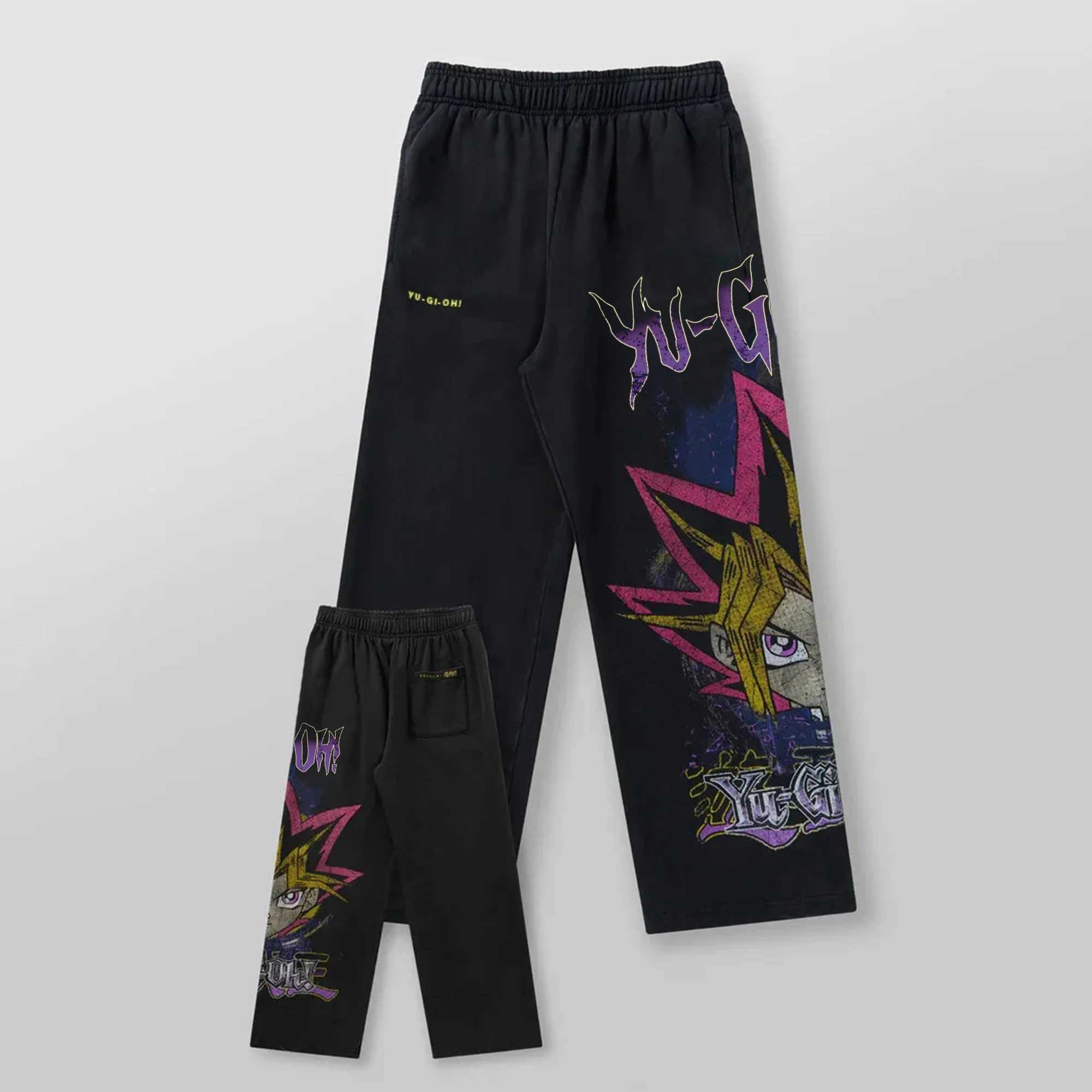 Hip Hop Y2k Pants Baggy Sweatpants Men Elastic Waist American Streetwear Vintage Joggers Casual Pants Men Clothing X250625