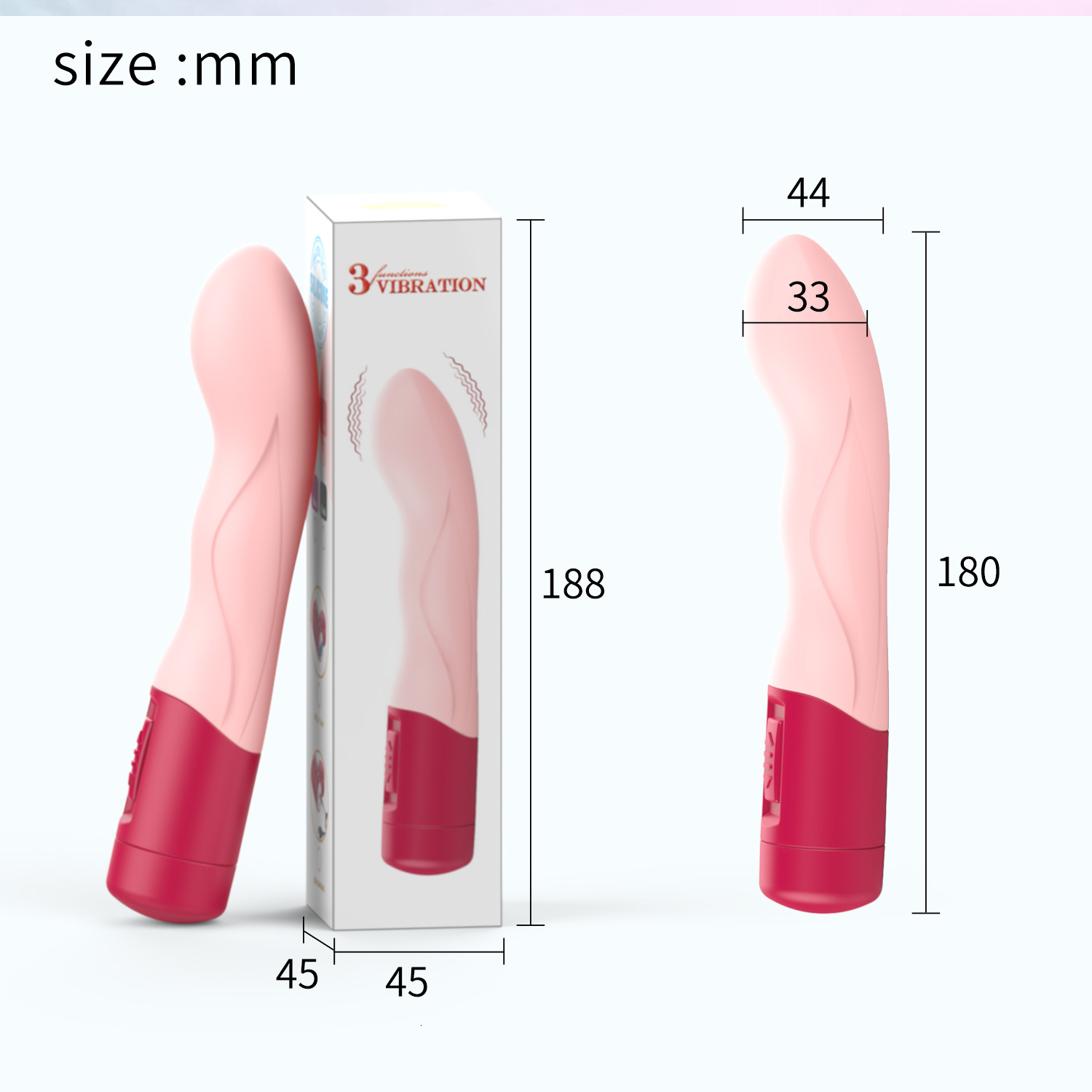 Haoqi Fun New Three-Mode Silicone Vibrator Adult Sex Toy Female Masturbator