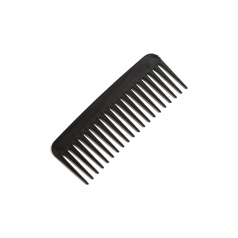 Black High Quality ABS Plastic Heat-resistant Large Wide Tooth Comb Wavy Hair Styling Hair Care Tools Salon