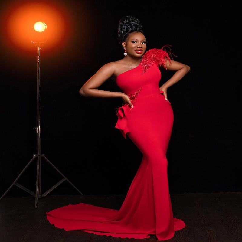 One Shoulder Red Prom Dress With Feather Elegant Nigeria African Mermaid Evening Dresses 2025 African Balck Girls Birthday Party Dress Vestio De Fiest