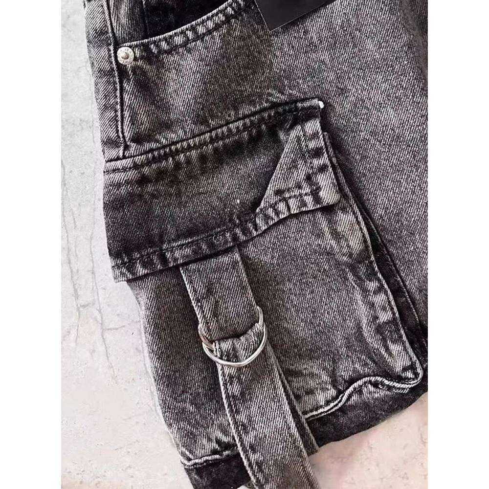 Haruku Denim Plaid Skirt Women Sexy Multiple Pockets Mini Skirts Vintage Y2K New Fashion 2025 Lady Casual Versatile Streetwear