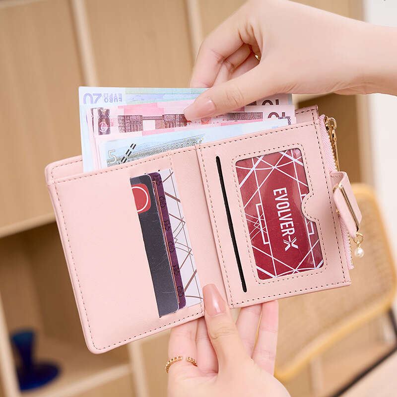 New Short INS Women Korean Version 80% off Female Student Coin Purse Card Holder Wallet