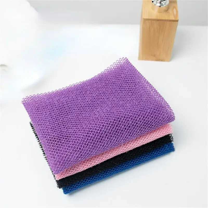 African Net Sponge 31.5inch African Exfoliating Body Net Scrubbing Wash Net Washcloth Long Bathing Sponge Net Shower R250625