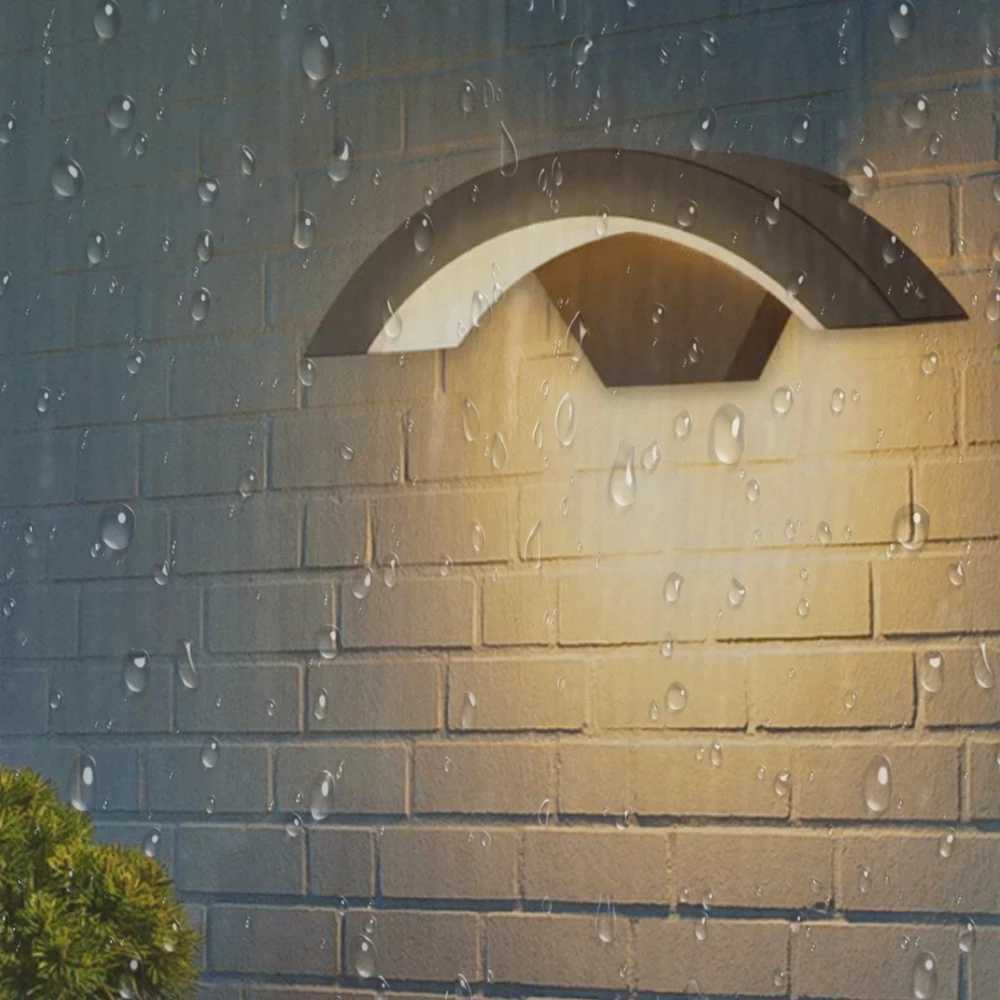 18W 24W LED Wall Light Motion Sensor AC85-265V IP65 Induction LED Porch Sconce Lamp Balcony Corridor Garden Outdoor LightingXJ250624