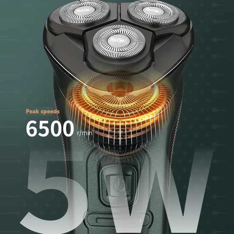 Kemei 2805 LCD display IPX7 waterproof electric shaver for men wet dry beard electric razor facial shaving machine rechargeable W250625