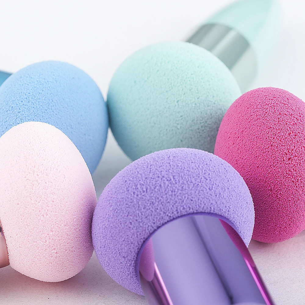 1/10 Pcs Mushroom Head Makeup Foundation Sponge Blending Puff Powder Smooth Beauty Kit Professional Cosmetic Make Up Tools 250625