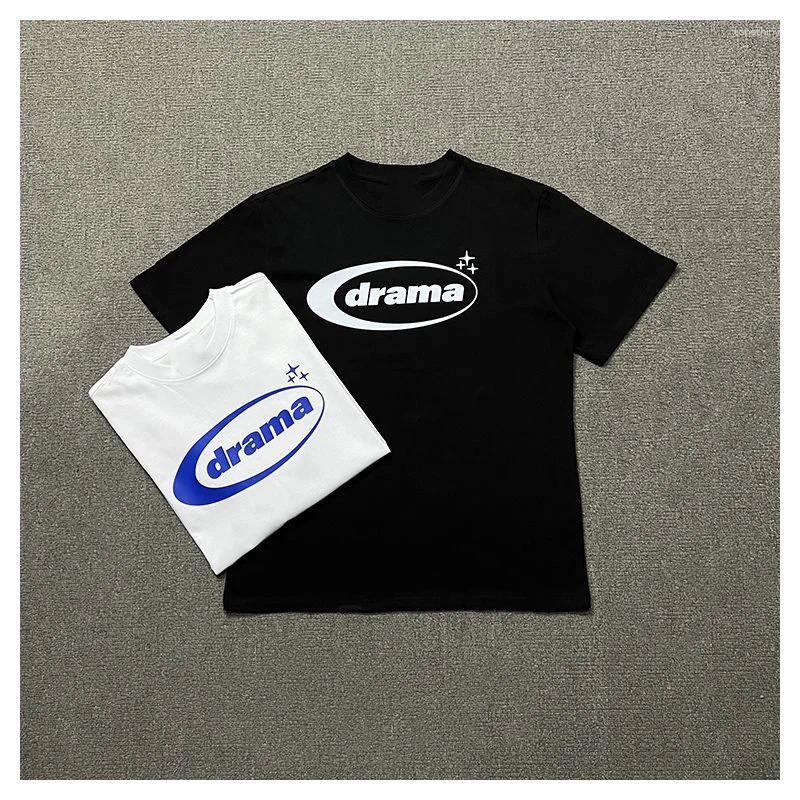 Men's T Shirts Niche Fashion Drama Call Casual Round Neck T-shirt Summer Cotton Symbol Print Loose And Women's Short Sleeves