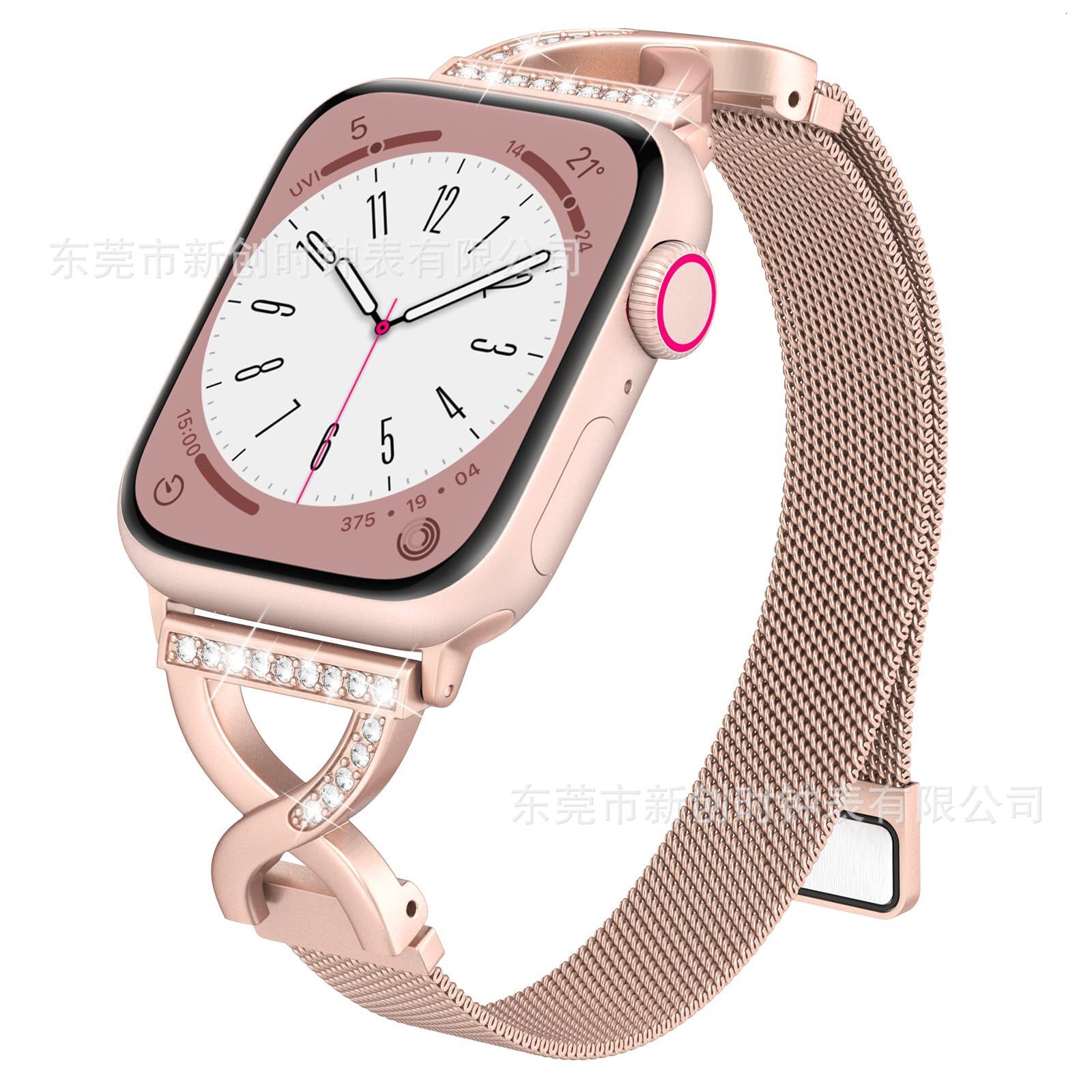 Luxury Premium Summer New Design High Quality Adjustable Magnetic Watch Band for iWatch Series 1-10 and SE