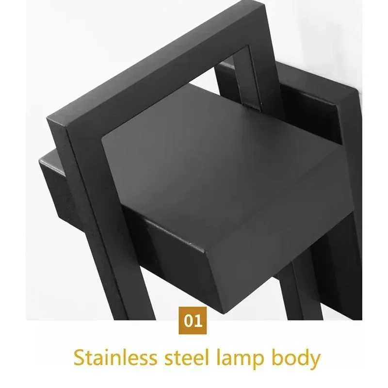 LED Wall Lamp E27 Dekoratif Aydnlatma D Mekan Armatrleri D Mekan Sundurma Duvar Lambas Basit D Mekan Aydnlatma Koridor Bahe Sconce XJ250624