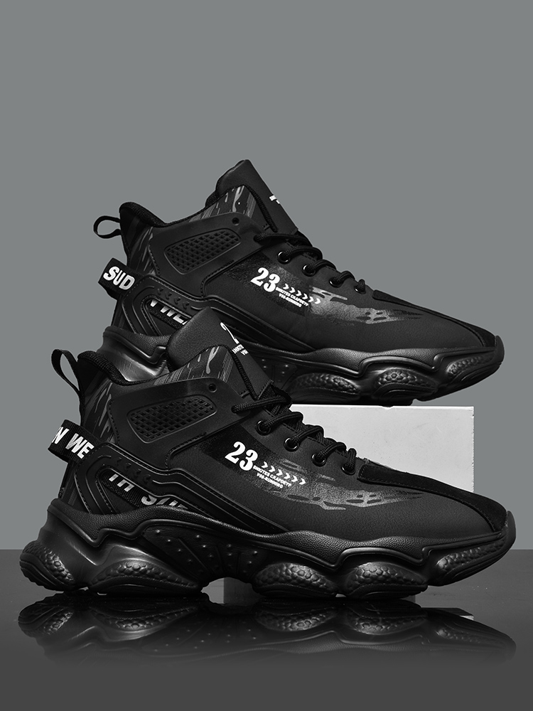 8993-Men's New Anti Slip Shock Absorbing Basketball Shoes Lightweight Plush Casual Sneakers Men's Running Shoes Warm and Comfortable Sports 