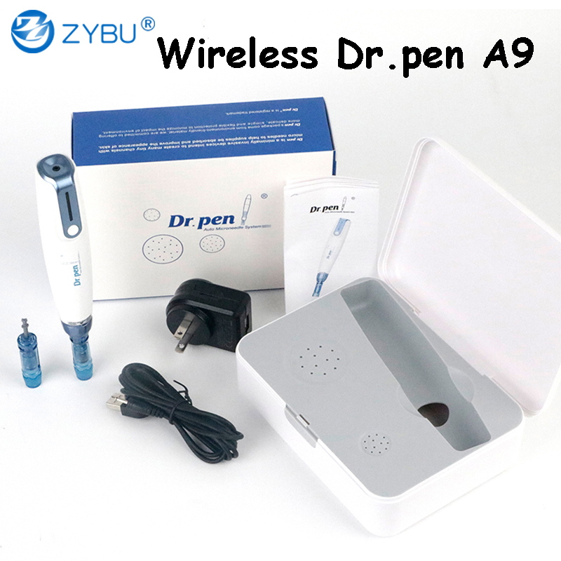 Professional Electric DermaPen Ultima Dr.pen A9 with Two 18pin Needles for Tattooing & Micro Needling Nano MTS Derma Pen Meso Therapy