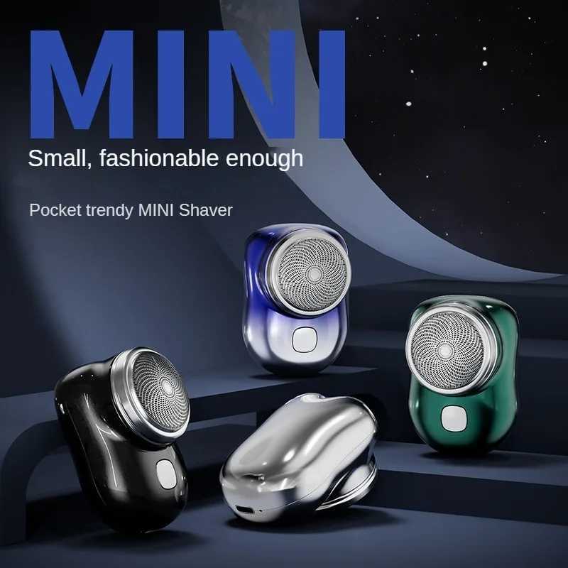 Electric Shaver Mini Portable Razor for Beard | Mens Portable Waterproof Electric Travel Shaver Razor W250625
