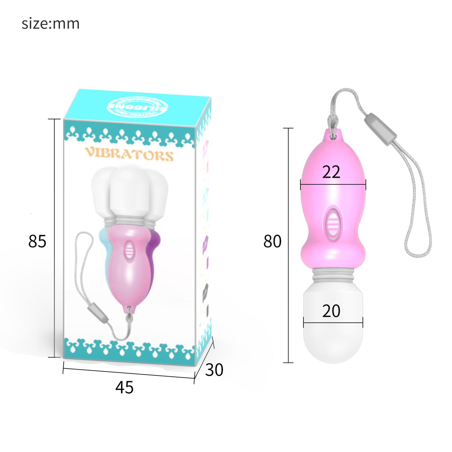 Haoqi Fun New Gourd AV Stick Female Use Flirting Masturbation Silicone Massager Vibrator