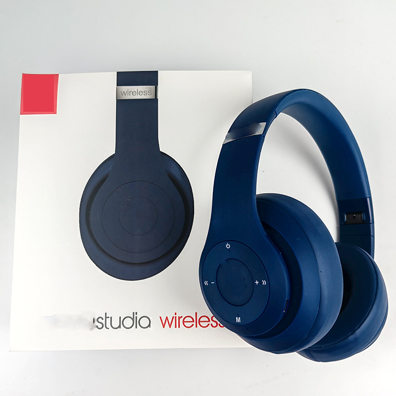 NEWEST TOP quality Studio 3 beat Headphones Wireless ST3.0 Noise-cancelling Headsets Stereo Bluetooth Foldable Sports Wireless Microphone Hi-fi Heavy headphones