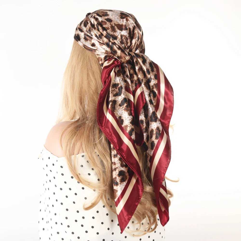 Silk Scarves Women Luxury Brand Summer Fashion Designer Head/Hair Scarf 90*90cm Hijab Bandana Womens Scarf 90X90CM W250624