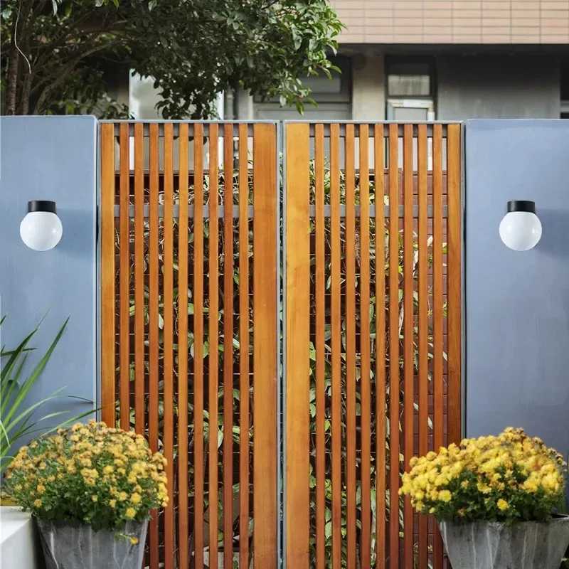 LED Outdoor Spherical Wall Lamp Waterproof IP65 No Radar Sensor Lighting Surface Mounted Porch Light Balcony Garden AC85-265V XJ250624