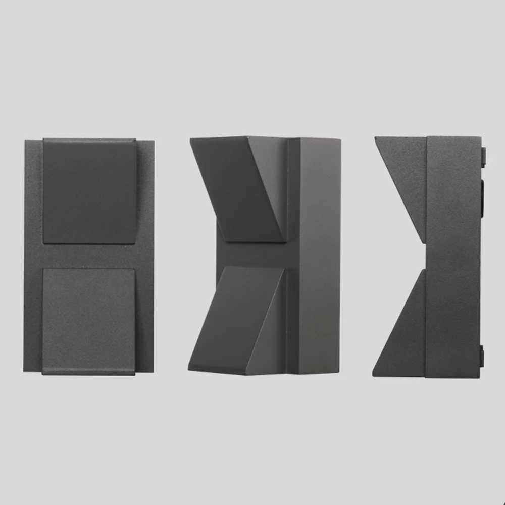 Modern LED Outdoor Waterproof Wall Lamp 3W 6W COB Indoor Home Lighting Porch Garden Lamp Aluminum Sconce AC85-265V Wall LightXJ250624