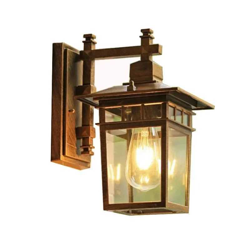 Retro Outdoor Waterproof Wall Lamp Garden Gateway Courtyard Corridor Villa Bra Residential Balcony Lighting street lightsXJ250624