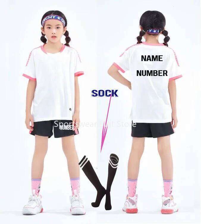 Kids Soccer Jersey Training Suit Children's Football Sportswear Sets Competition Team Uniform