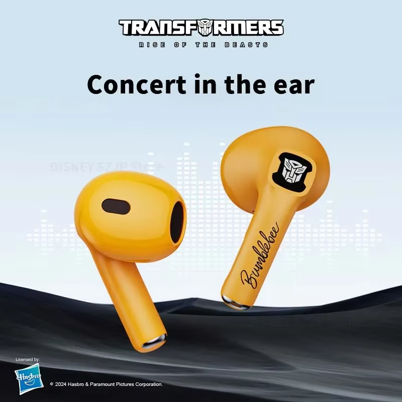TRANSFORMERS TWS Wireless Earphones HiFi Stereo Sound Music Game Earbuds Dual Mode Low Latency HD Call Headphones TF-T23