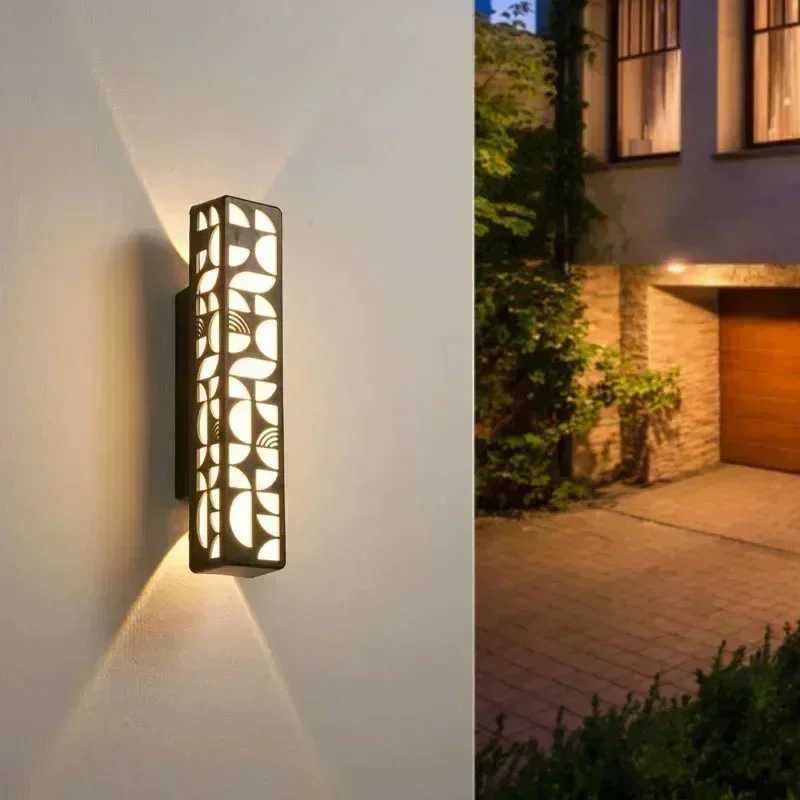 Minimalist Wall Sconce Lights Retro Rectangular Outdoor Light 85-265V Garden Home Decorative Wall Light Porch Lamp WaterproofXJ250624
