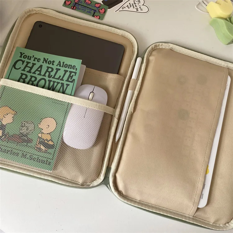 Tablet Bag 11-13inch For Shockproof Pouch Bags cute cartoon laptop storage bag 250624
