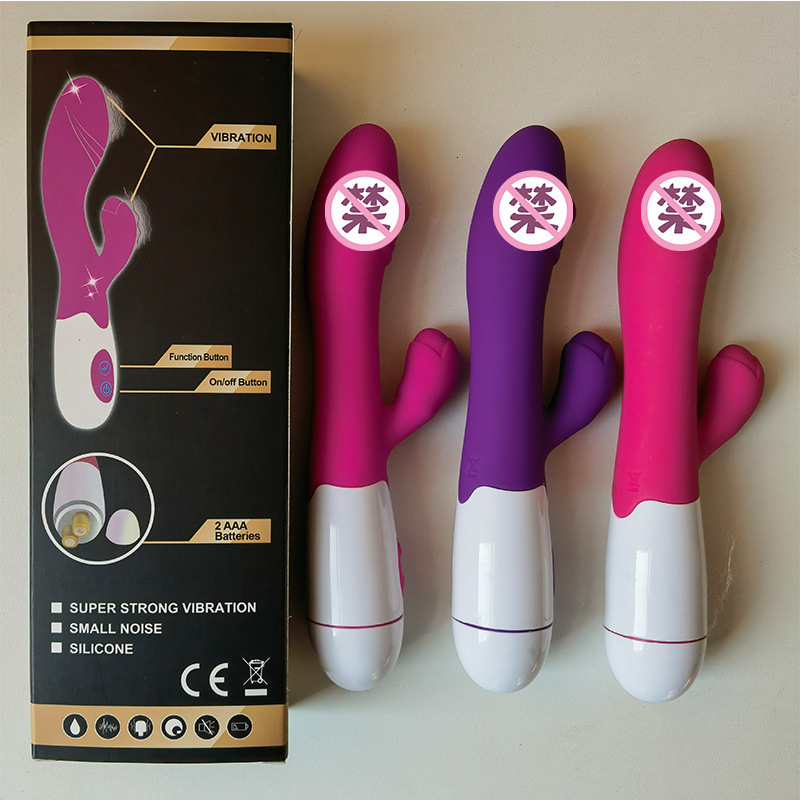 Haoqi Fun Dual-Head Silicone Vibrator for Women Masturbation Massager Adult Sex Toy