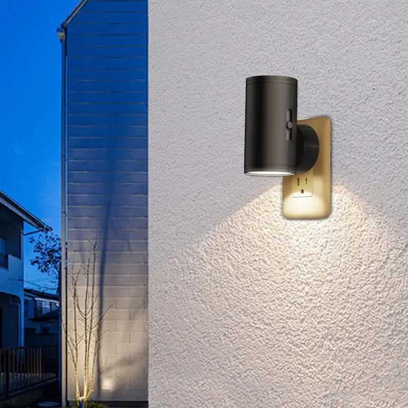 LED Modern Plug-in Night Light Dusk to Dawn Sensor LED Light Automatic On Off Plug-in Night for Bedrooms HallwaysXJ250624