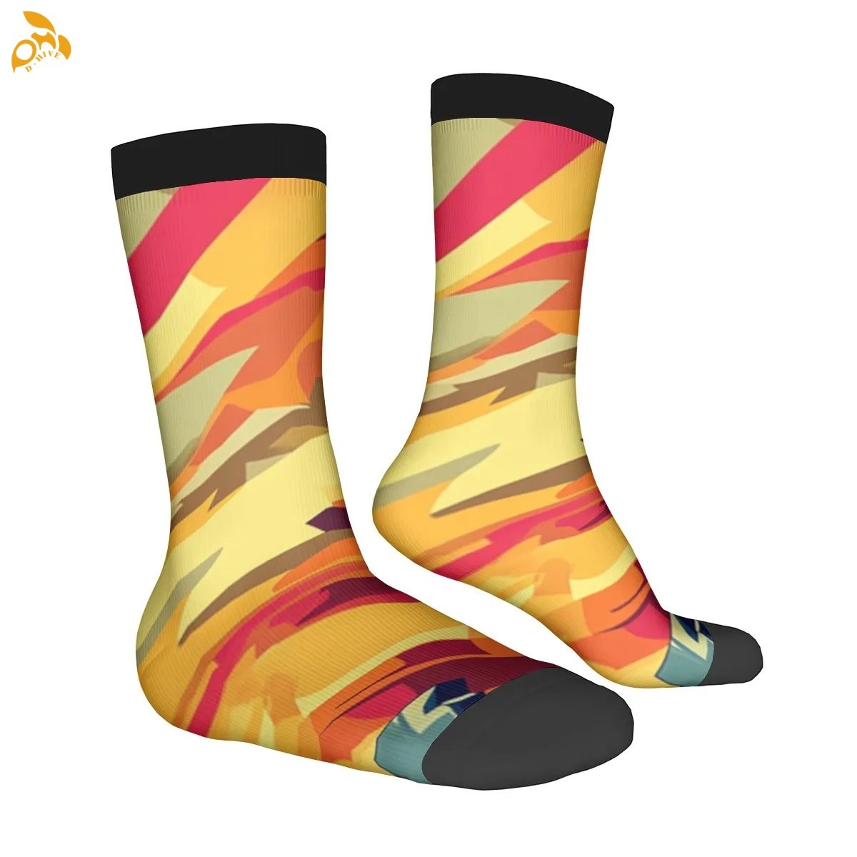 free shipping of customized breathable Contrasting color socks in the United States with exquisite patterns