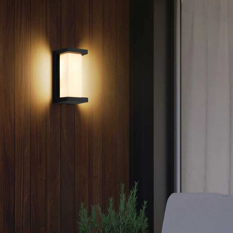 Aluminum LED Wall Light Motion Sensor Waterproof IP65 Porch Light Modern Wall Lamp Courtyard Garden Outdoor Light XJ250624