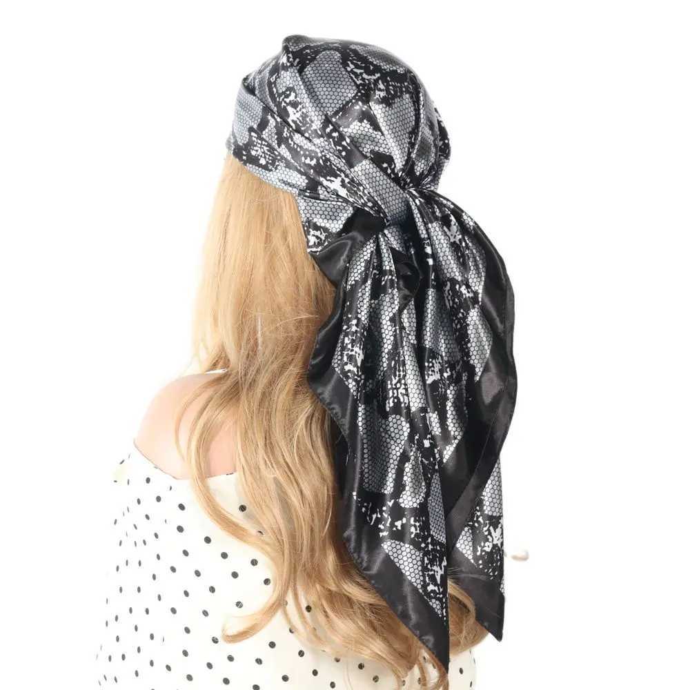 Silk Scarves Women Luxury Brand Summer Fashion Designer Head/Hair Scarf 90*90cm Hijab Bandana Womens Scarf 90X90CM W250624