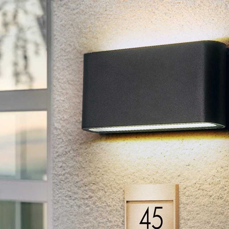 Waterproof Outdoor Wall Lamp LED Modern Lighting Fixtures Minimalist Indoor Outdoor Bedroom Balcony Porch Garden Deco Wall LightXJ250624