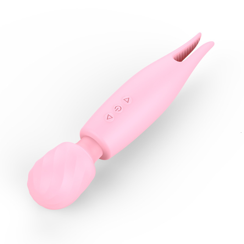 Dual-Head for Women Rechargeable AV Wand Adult Massager Vibrator Masturbation Device Sex Toys