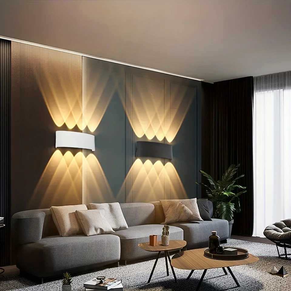 8W LED Wall Light High Brightness Waterproof IP66 for Indoor Outdoor Corridor Garden Decorative Lighting AC85-265V XJ250624