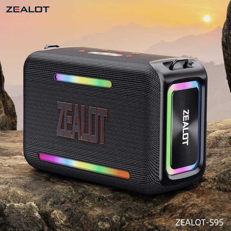 S95 Customizable Zealot Durable Waterproof Wireless Bluetooth Speaker for Outdoors Easy Pairing & Robust Design