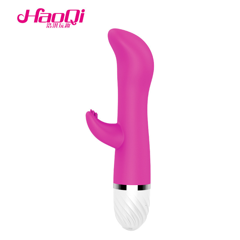 Haoqi Fun Silicone Brush Vibrator Female Masturbator AV Massager Adult Sex Toy