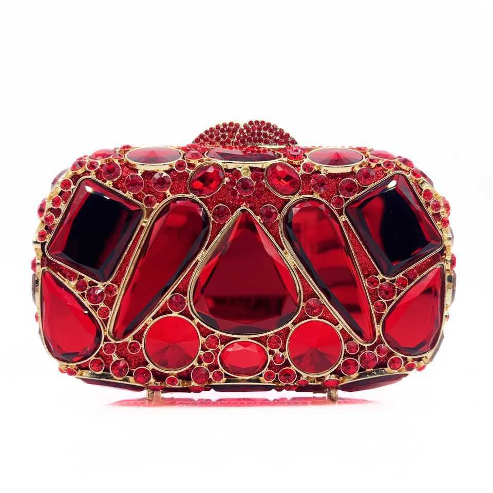 New Womens Diamond Dinner Bag Rhinestone Crystal Banquet Ladies Bag Stone Clutch Evening Bag For Women M250625