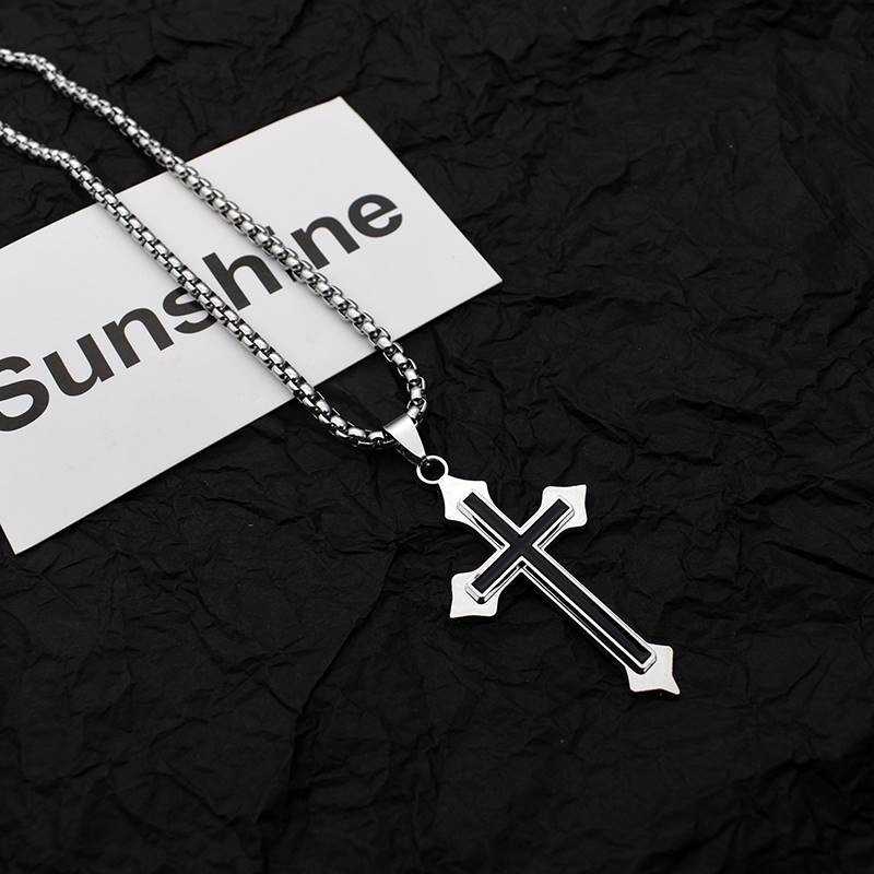 Cross necklace for women, super fairy necklace, cold style collarbone chain for women