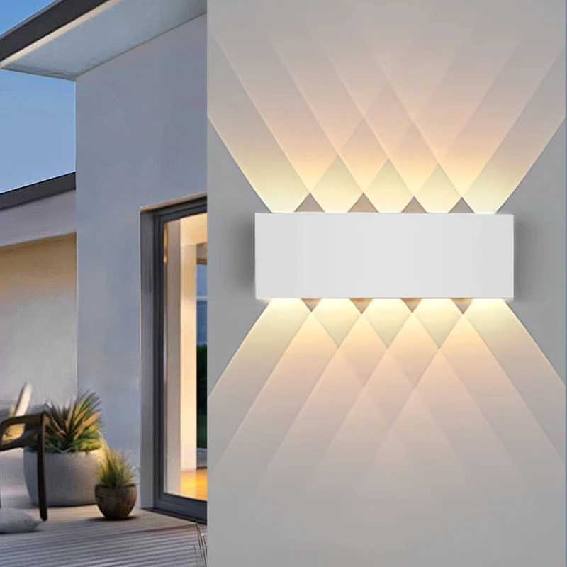 LED Wall Light Waterproof IP65 Outdoor Wall Lamp Garden Porch Light Decor Garden Yard Bathroom Bedroom Living Room AC85-265V XJ250624