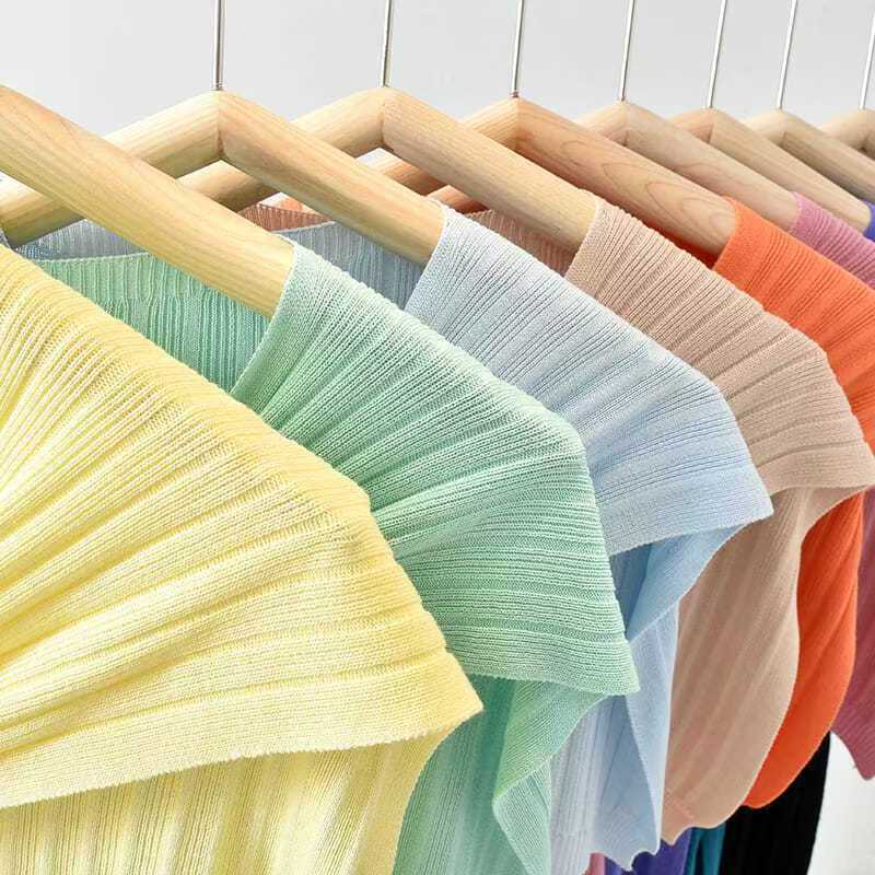 K1131 Summer Internet celebrity knitted small shawl for women thin ice silk shoulder fashionable fake collar decorative cloak cloak trendy outerwear