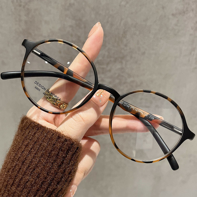 Designer Sunglasses For Women Men Sunglasses Ultra-light Retro Round Frame Flat Flasses Frame Fan Be Matched With Anti-blue Light Glasses