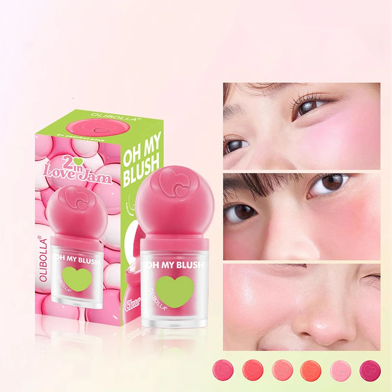 Liquid Blush Stick Milk Pink Purple Multi-Use Shadow Lips Cheek Brighten Skin Matte Blusher Cream Rubores Rouge Korean Makeup 250625